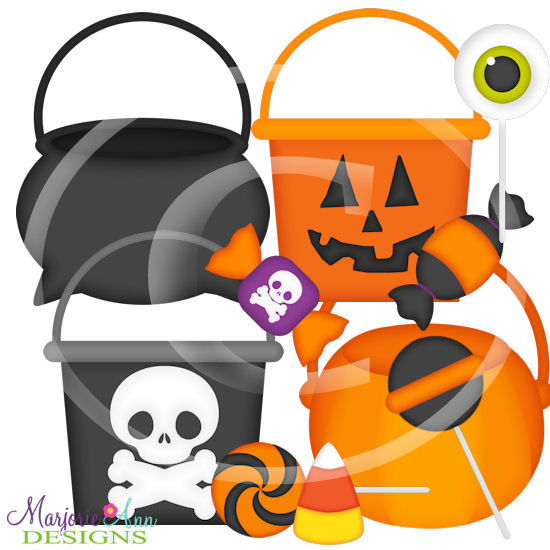 Trick Or Treat Candy SVG Cutting Files + Clipart - Click Image to Close